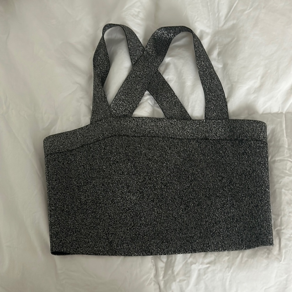 Derek Lam 10 Crosby Cross Strap Crop Top - Size S
